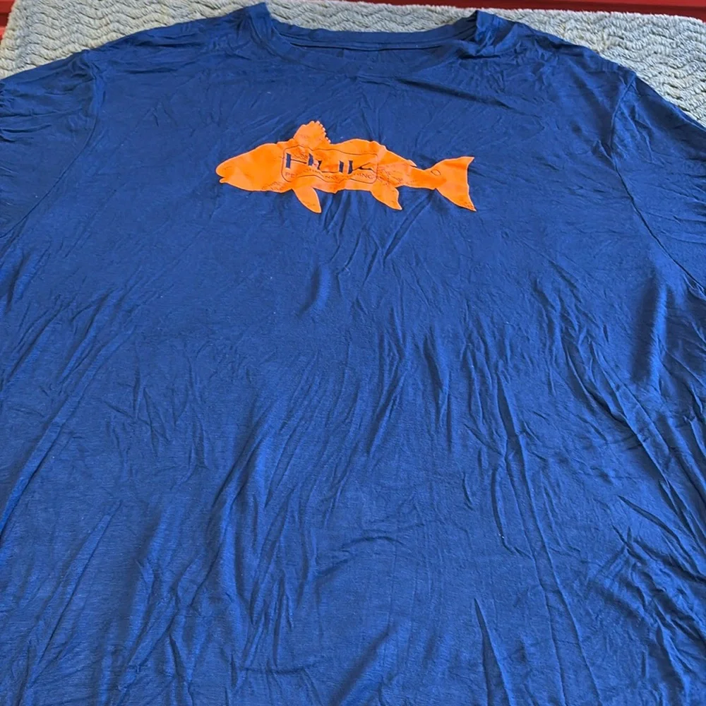 Huk fishing, short sleeve performance double side graphic logo T 3XL super soft